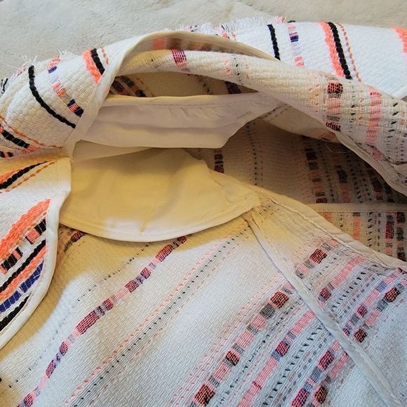 Anthropolgie Belle Vere Southwestern Fringe Tweed Jacket - Picture 11 of 12